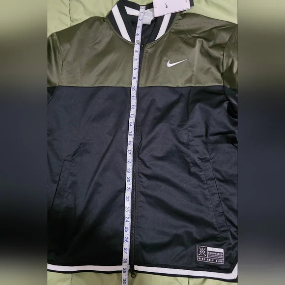 Nike Men's Olive and Black Jacket